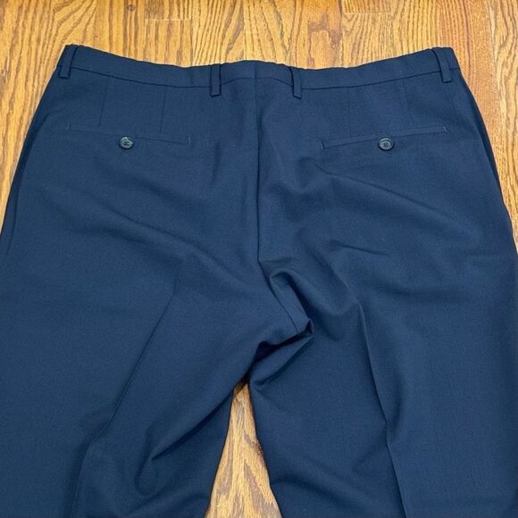 Hugo Boss Navy Blue The Jam 7/Sharp 3 Flat front Dress Pants. Size 36. - Picture 4 of 10